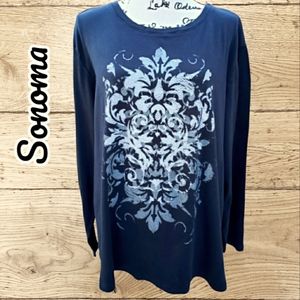 Sonoma Black filagree top